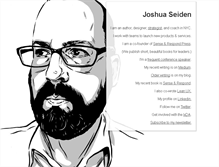 Tablet Screenshot of joshuaseiden.com